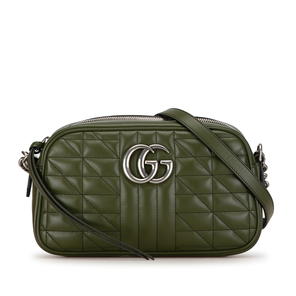 Gucci Handbags - Pre-Loved Gucci Small GG Marmont Aria Matelasse Camera Bag